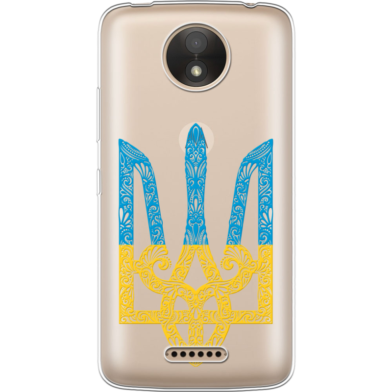 Прозрачный чехол Uprint Motorola Moto C Plus XT1723 Gold Trident