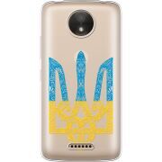 Прозрачный чехол Uprint Motorola Moto C Plus XT1723 Gold Trident