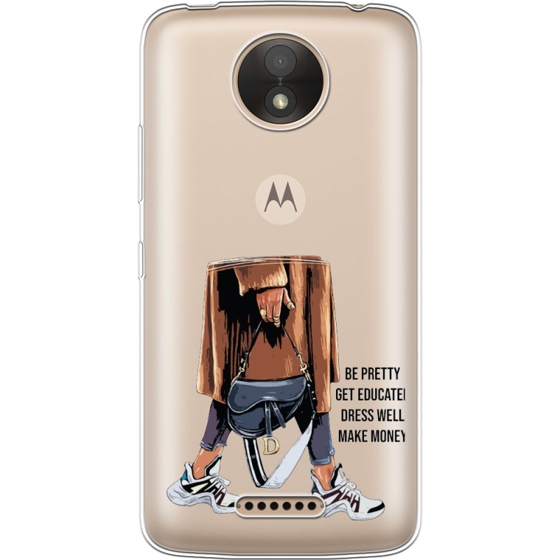 Прозрачный чехол Uprint Motorola Moto C Plus XT1723 Motivation