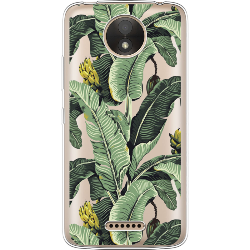 Прозрачный чехол Uprint Motorola Moto C Plus XT1723 Banana Leaves