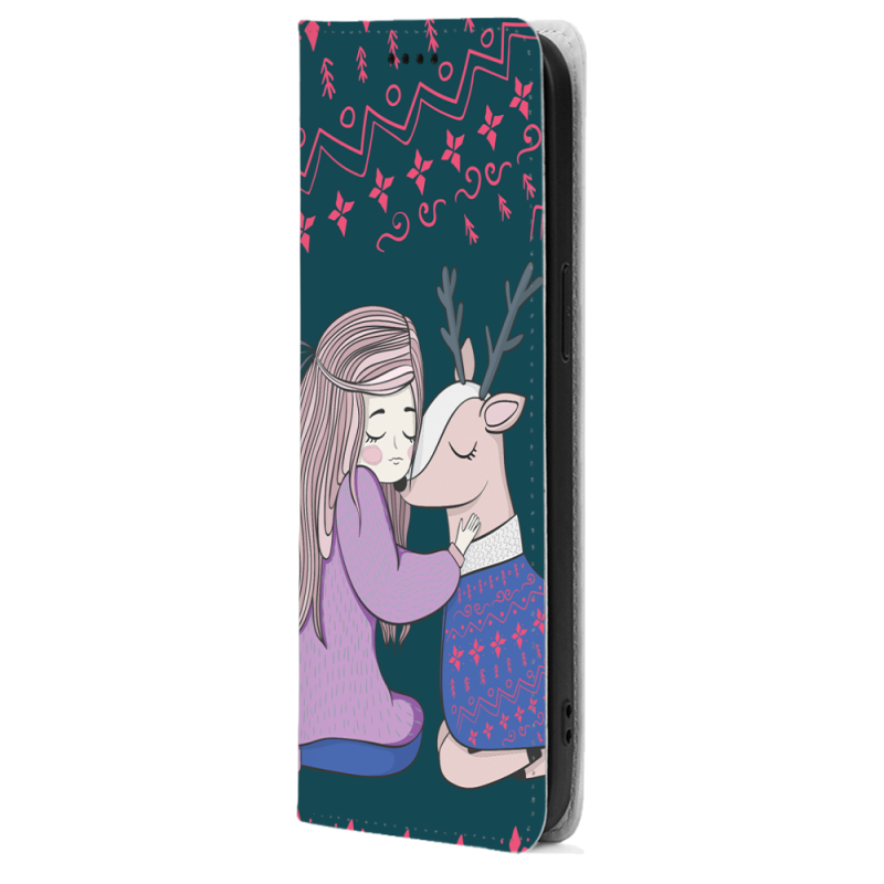 Чохол-книжка BoxFace для OPPO Reno 11 5G Girl and deer