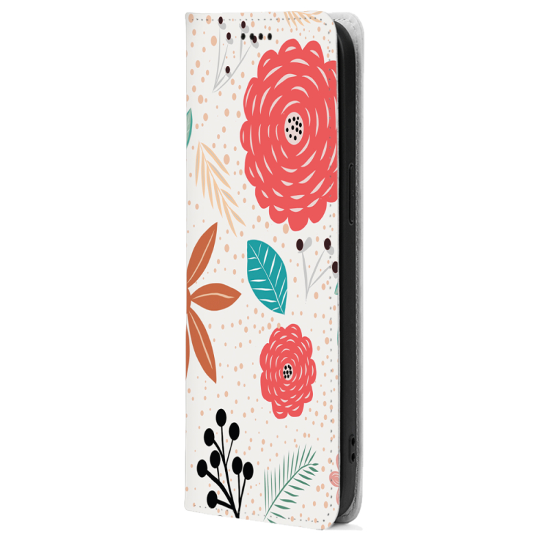 Чохол-книжка BoxFace для OPPO Reno 11 5G Line Flowers