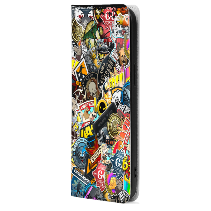 Чохол-книжка BoxFace для OPPO Reno 11 5G CS:Go Stickerbombing