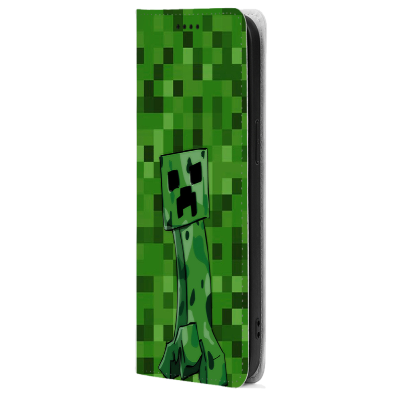 Чохол-книжка BoxFace для OPPO Reno 11 5G Minecraft Creeper