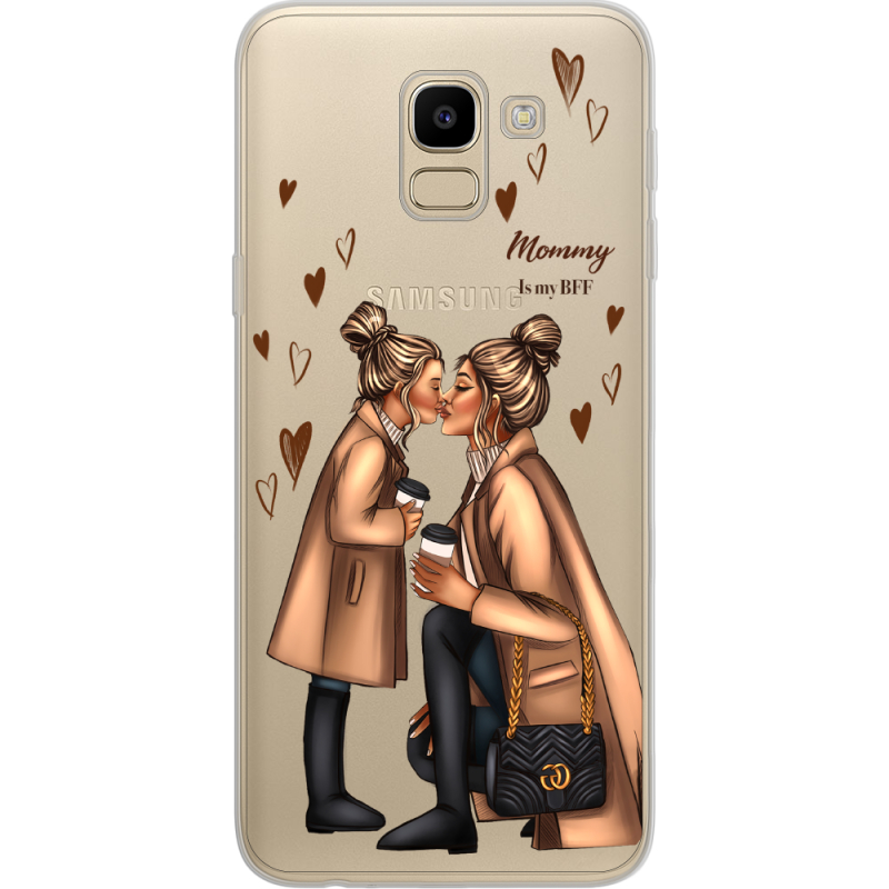 Прозрачный чехол Uprint Samsung J600 Galaxy J6 2018 Mommy Is My BFF