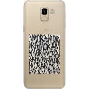 Прозрачный чехол Uprint Samsung J600 Galaxy J6 2018 Amor Amor