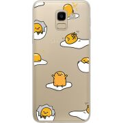 Прозрачный чехол Uprint Samsung J600 Galaxy J6 2018 Gudetama