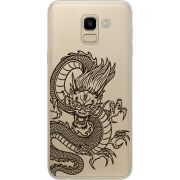 Прозрачный чехол Uprint Samsung J600 Galaxy J6 2018 Chinese Dragon