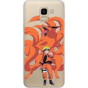 Прозрачный чехол Uprint Samsung J600 Galaxy J6 2018 Naruto and Kurama