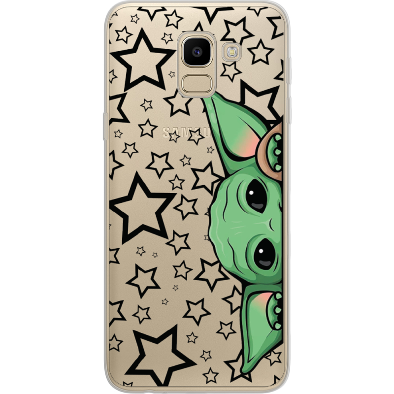 Прозрачный чехол Uprint Samsung J600 Galaxy J6 2018 Baby Yoda