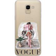 Прозрачный чехол Uprint Samsung J600 Galaxy J6 2018 VOGUE