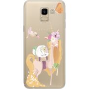 Прозрачный чехол Uprint Samsung J600 Galaxy J6 2018 Uni Blonde