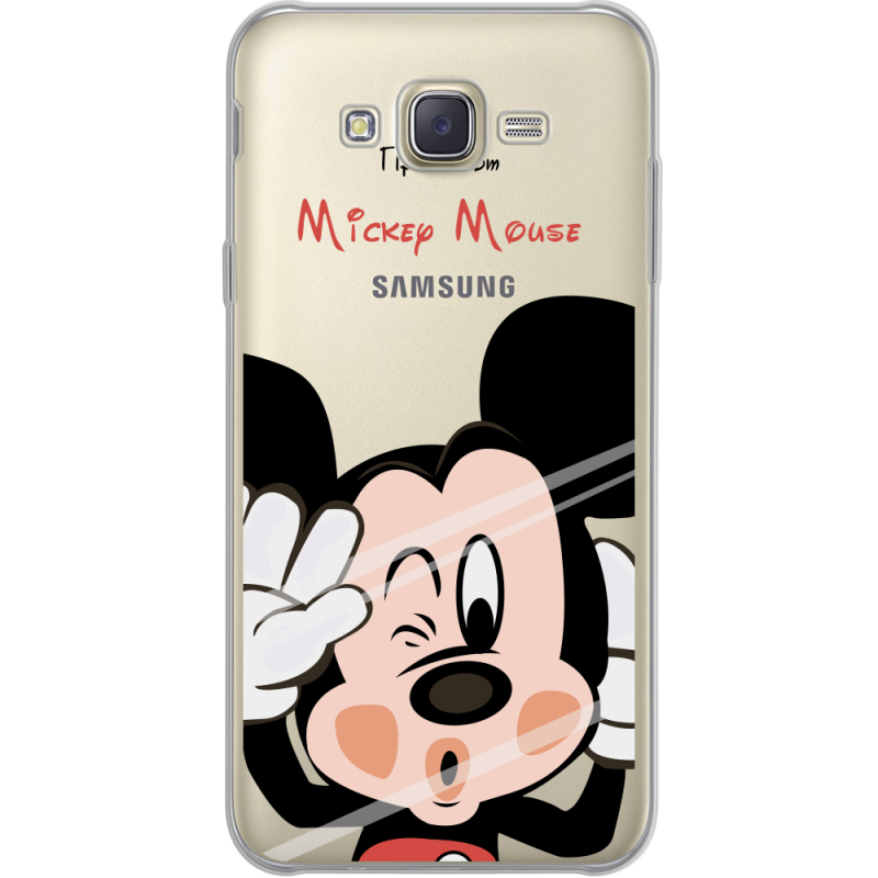 Прозрачный чехол Uprint Samsung J700H Galaxy J7 Mister M