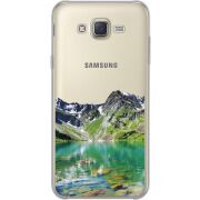 Прозрачный чехол Uprint Samsung J700H Galaxy J7 Green Mountain