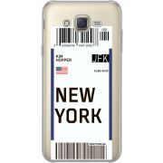 Прозрачный чехол Uprint Samsung J700H Galaxy J7 Ticket New York