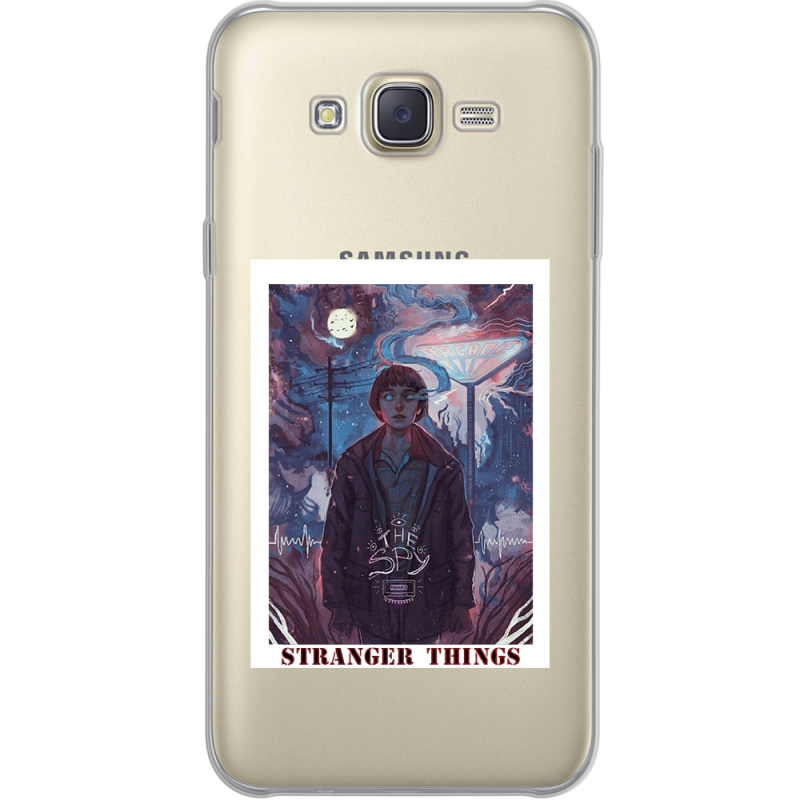 Прозрачный чехол Uprint Samsung J700H Galaxy J7 Stranger Things