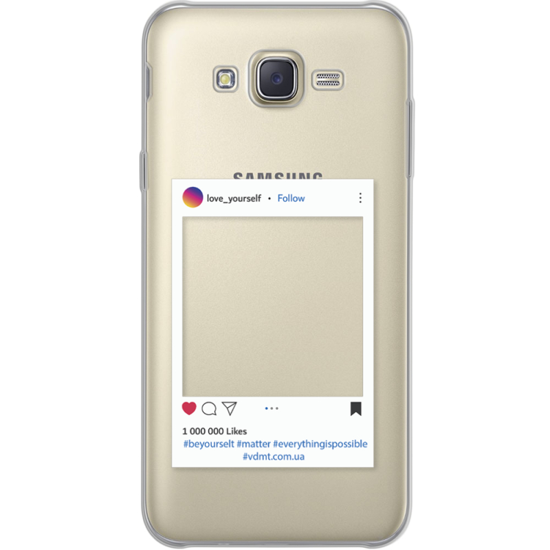 Прозрачный чехол Uprint Samsung J700H Galaxy J7 Insta