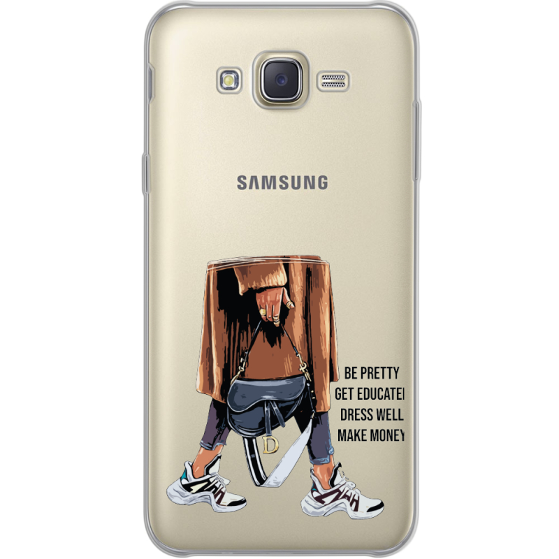Прозрачный чехол Uprint Samsung J700H Galaxy J7 Motivation