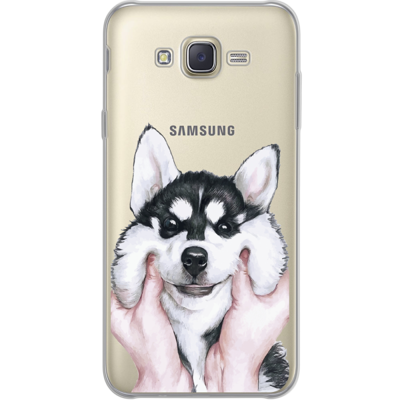 Прозрачный чехол Uprint Samsung J700H Galaxy J7 Husky