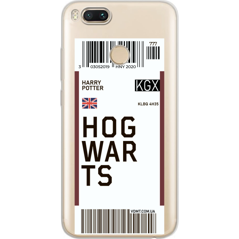 Прозрачный чехол Uprint Xiaomi Mi 5X / A1 Ticket Hogwarts