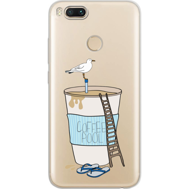 Прозрачный чехол Uprint Xiaomi Mi 5X / A1 Segull in Cofee Pool
