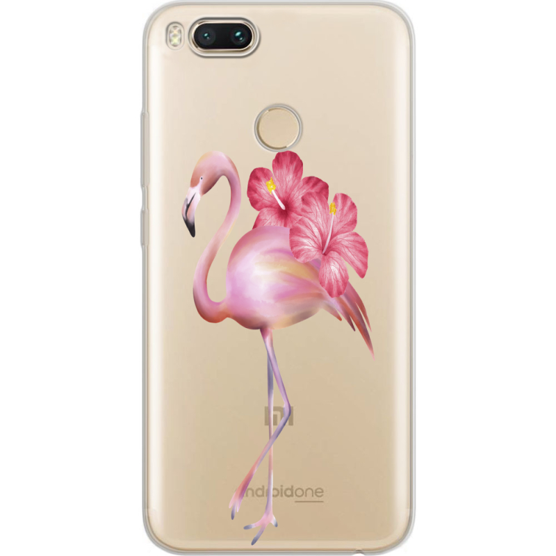 Прозрачный чехол Uprint Xiaomi Mi 5X / A1 Floral Flamingo
