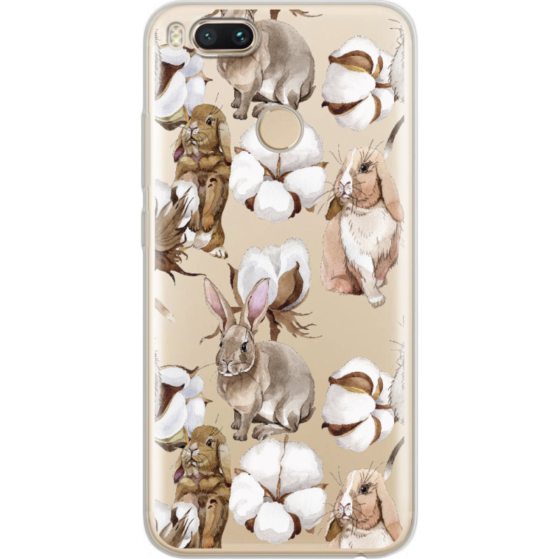 Прозрачный чехол Uprint Xiaomi Mi 5X / A1 Cotton and Rabbits