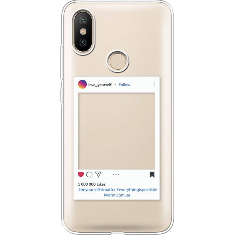 Прозрачный чехол Uprint Xiaomi Mi 6X / A2 Insta
