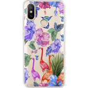 Прозрачный чехол Uprint Xiaomi Mi 6X / A2 Flamingo