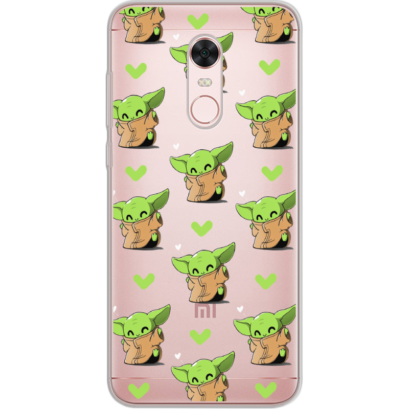 Прозрачный чехол Uprint Xiaomi Redmi 5 Plus Pattern Baby Yoda