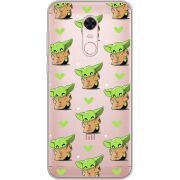 Прозрачный чехол Uprint Xiaomi Redmi 5 Plus Pattern Baby Yoda