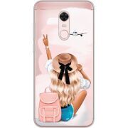 Прозрачный чехол Uprint Xiaomi Redmi 5 Plus Travel Girl