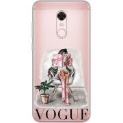 Прозрачный чехол Uprint Xiaomi Redmi 5 Plus VOGUE