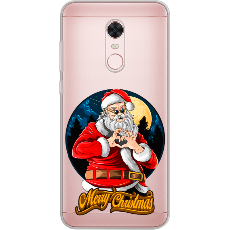 Прозрачный чехол Uprint Xiaomi Redmi 5 Plus Cool Santa