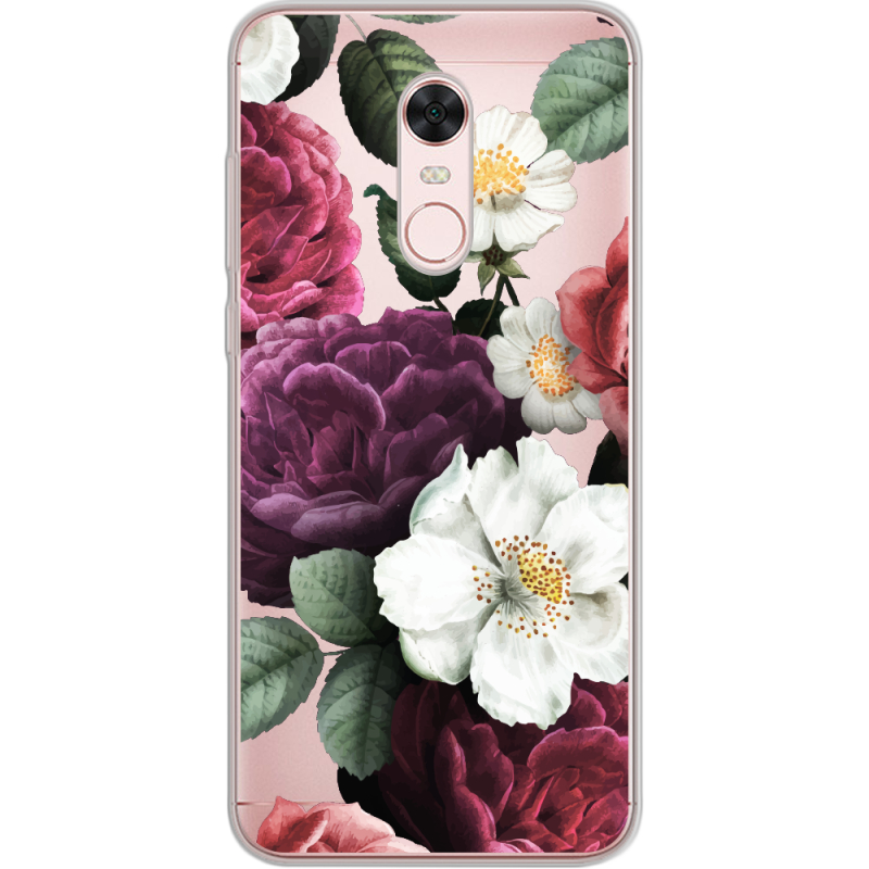 Прозрачный чехол Uprint Xiaomi Redmi 5 Plus Floral Dark Dreams