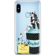 Прозрачный чехол Uprint Xiaomi Redmi Note 5 / Note 5 Pro City Girl