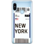 Прозрачный чехол Uprint Xiaomi Redmi Note 5 / Note 5 Pro Ticket New York