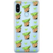 Прозрачный чехол Uprint Xiaomi Redmi Note 5 / Note 5 Pro Pattern Baby Yoda