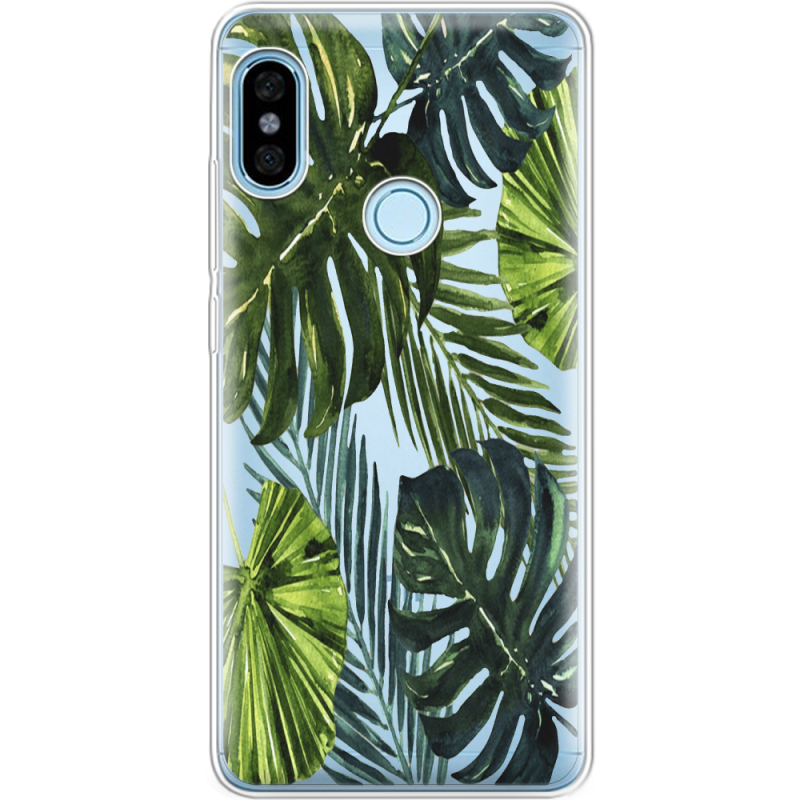 Прозрачный чехол Uprint Xiaomi Redmi Note 5 / Note 5 Pro Palm Tree