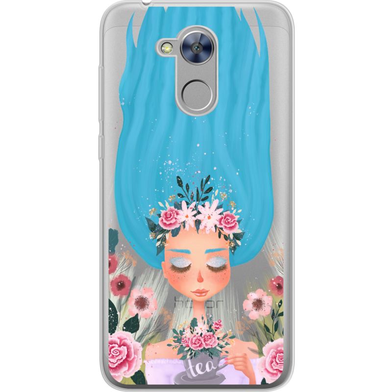 Прозрачный чехол Uprint Huawei Honor 6A Blue Hair