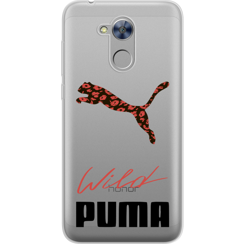 Прозрачный чехол Uprint Huawei Honor 6A Wild Cat