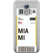 Прозрачный чехол Uprint Huawei Honor 6A Ticket Miami