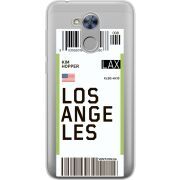 Прозрачный чехол Uprint Huawei Honor 6A Ticket Los Angeles