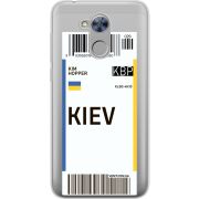 Прозрачный чехол Uprint Huawei Honor 6A Ticket Kiev