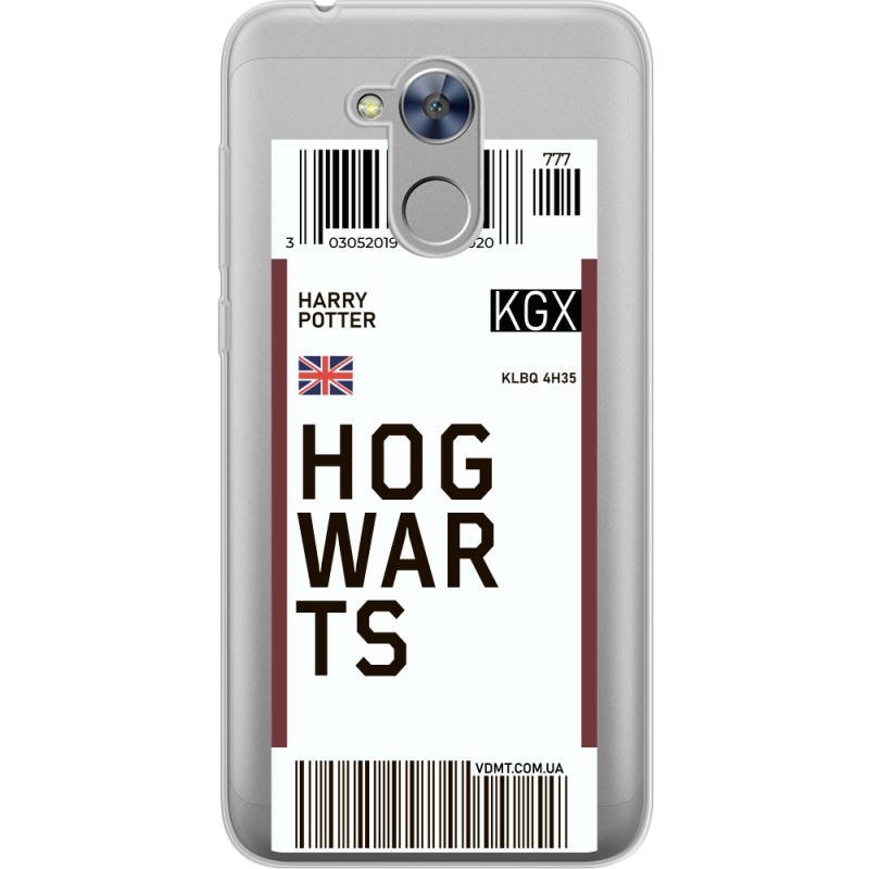 Прозрачный чехол Uprint Huawei Honor 6A Ticket Hogwarts