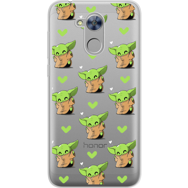 Прозрачный чехол Uprint Huawei Honor 6A Pattern Baby Yoda