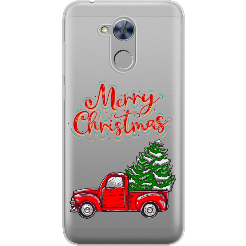 Прозрачный чехол Uprint Huawei Honor 6A Holiday Car