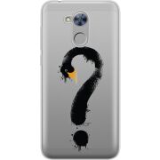 Прозрачный чехол Uprint Huawei Honor 6A Swan question