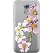 Прозрачный чехол Uprint Huawei Honor 6A Cherry Blossom