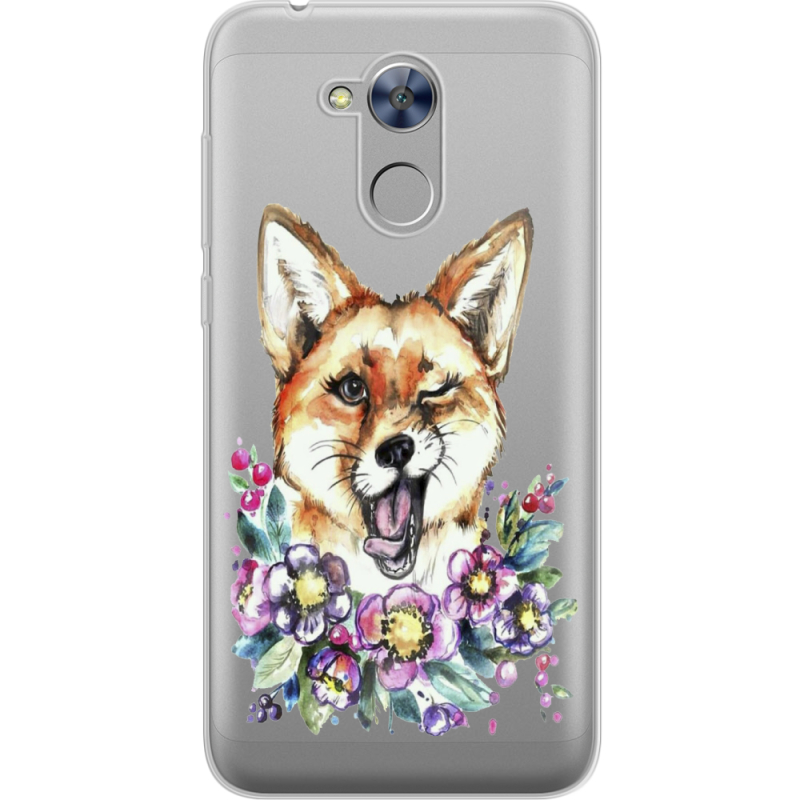 Прозрачный чехол Uprint Huawei Honor 6A Winking Fox